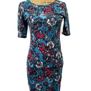 LuLaroe Pencil Dress Paisley Print Super Comfortable Size S